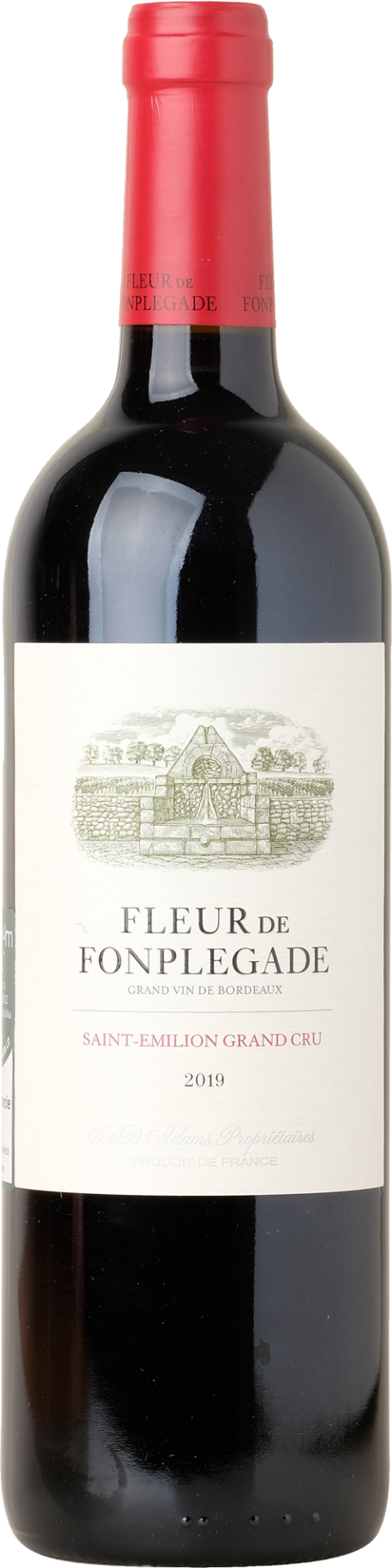 Fleur De Fonplegade Saint Emilion Grand Cru 2019 0 75 L Advivum Wine