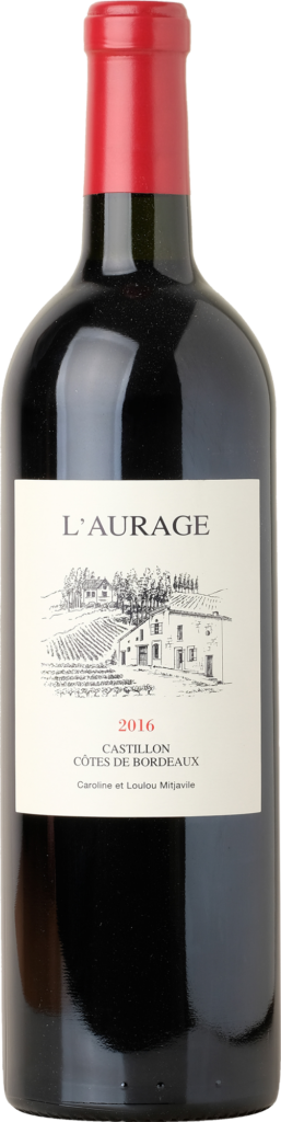 l'Aurage, Castillon - Côtes de Bordeaux 2016 0,75 l